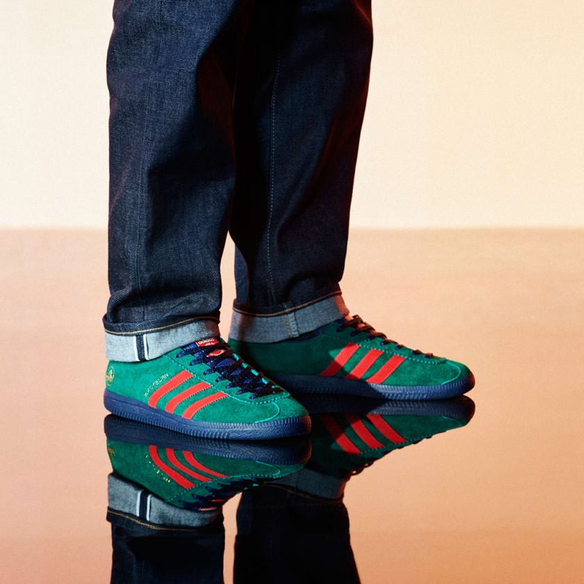 靴 adidas BLACKBURN SPZL (IH2139) adidas BLACKBURN SPZL CGREEN/BETSCA/NINDIG（アディダス ブラック